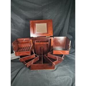 Lori Greiner Makeup or Jewelry Box Organizer Clever & Unique Creations 4 Tier